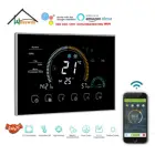 Умный термостат HESSWAY TUYA с Wi-Fi, контроллер температуры для вентиляторной катушки, многофункциональный индикатор погоды, УФ-излучения, индикатор влажности