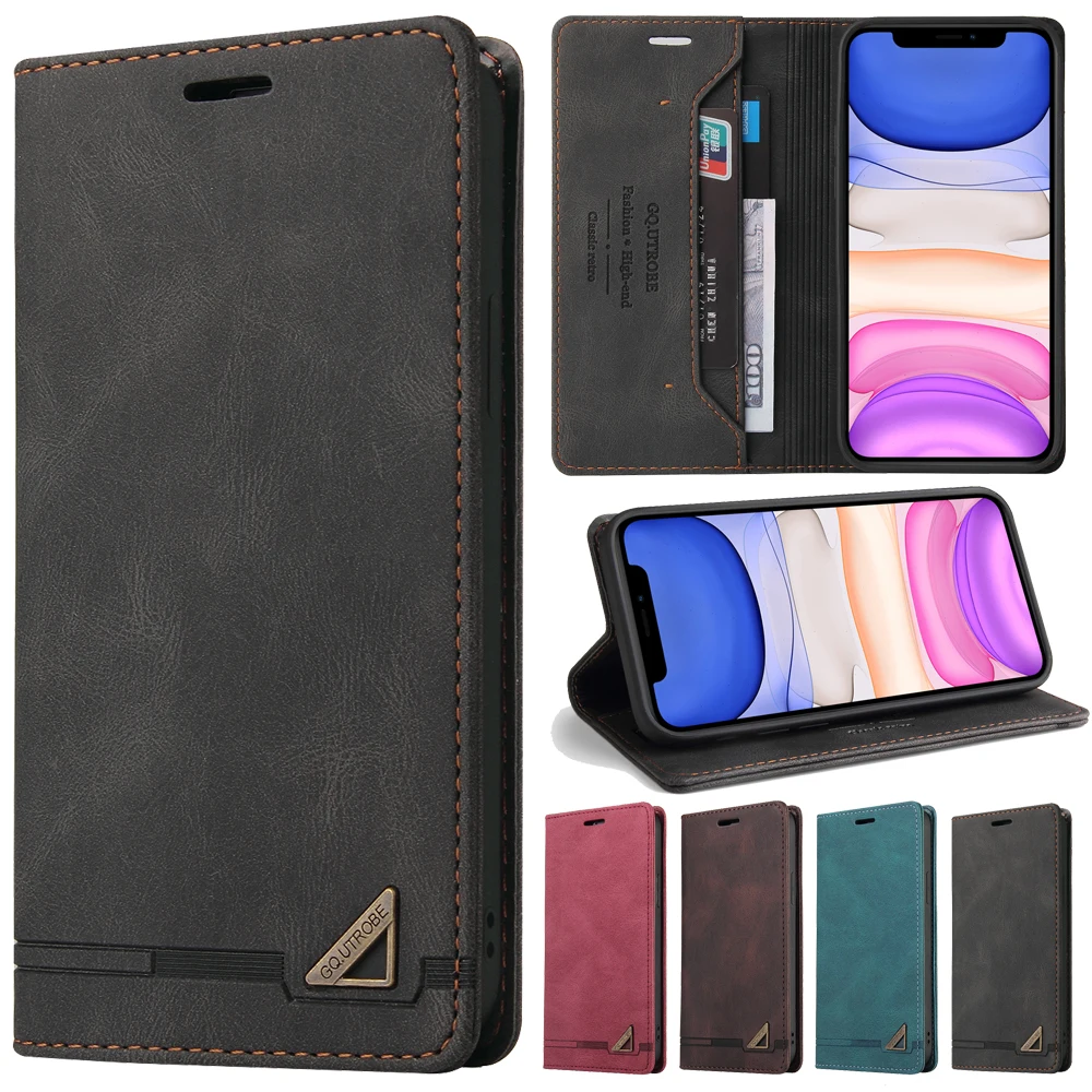 

Простой Роскошный кожаный флип-чехол с рчид-блокировкой для iPhone 12/11 Pro XS Max XR X 8 7 6 Plus SE 2020, чехол-бумажник с подставкой для телефона