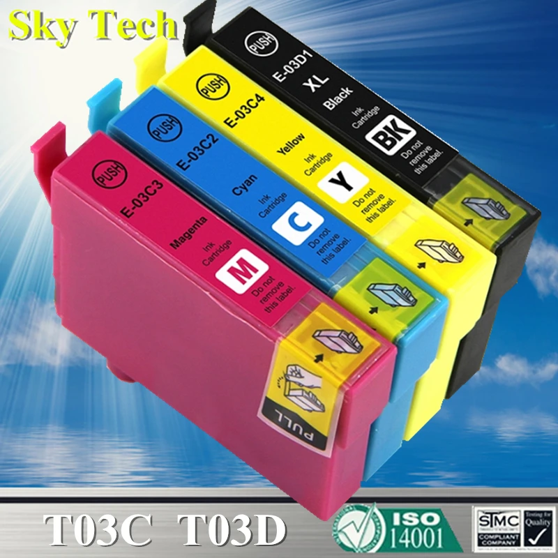 T03C T03D 03D1 качественные совместимые чернильные картриджи для Epson|Чернильные