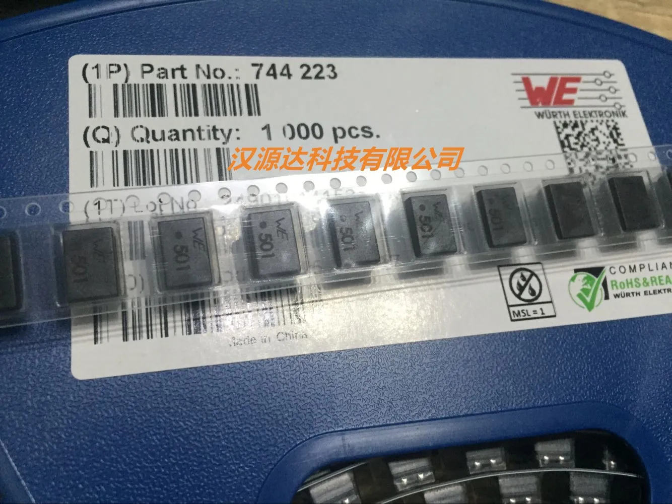 

744223 WE501 2X500UH 1A 9.2X6X5MM стандартный режим дроссели, фильтры SMD Bifilar 2 x 500uH 1000mA