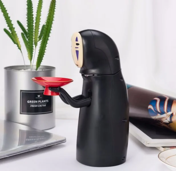 Унесенные призраками Kaonashi No-face Man электронная коробка для денег Ghost Figure монета копилка смешная игрушка Автоматическая еденная Монета коробка LF674