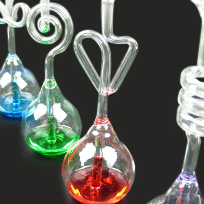 

Kids Children Educational Toys Science Energy Museum Toy Love Meter Hand Boiler Thermometer Spiral Glass