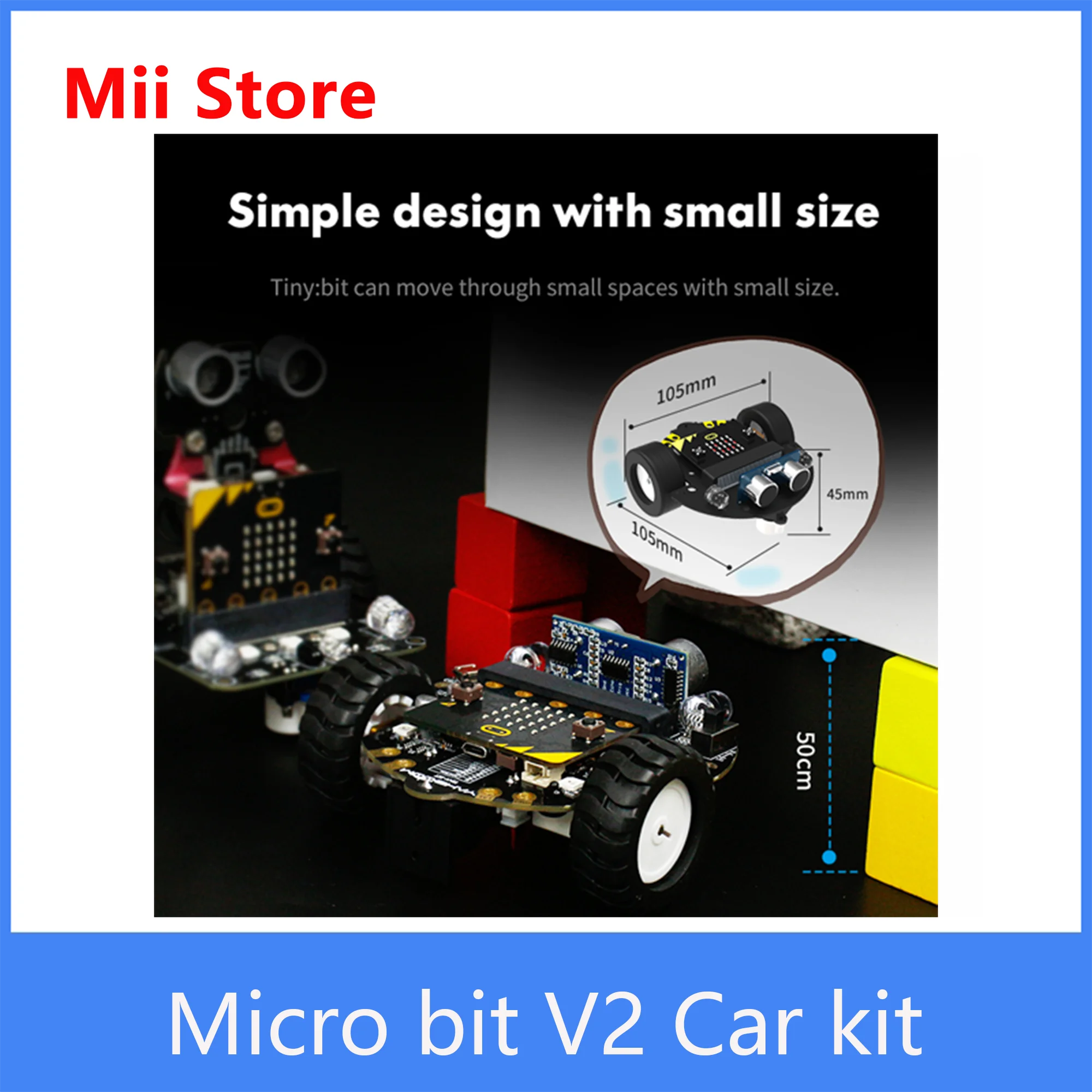 Yahboom Car kit Cost-effective Maker Educational BBC Micro:bit V2 Stem Coding Robot For Learning Programming | Компьютеры и офис