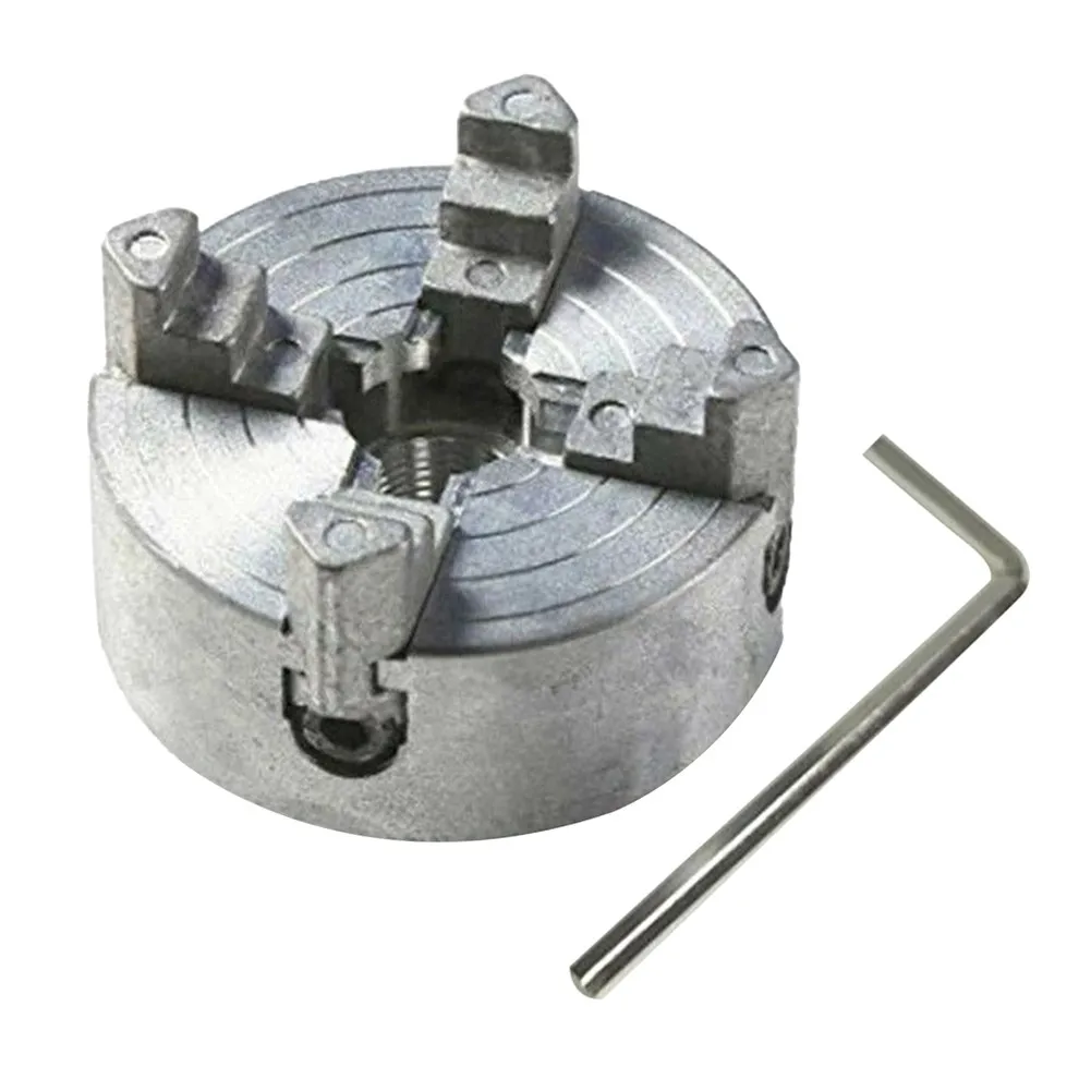 

Four 4 Jaw Chuck Z011A For Metal Mini Lathe M12X1Mm Threaded Back 1.8~56Mm/12~65 Four-jaw Chuck Wrench Kit