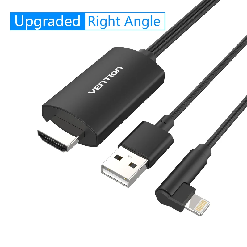 Vention 8-контактный HDMI конвертер 1080P HDMI кабель для iPhone X XS 8 Plus IOS поддержка HDTV цифровой адаптер для Ligntning в HDMI - Цвет: CEL