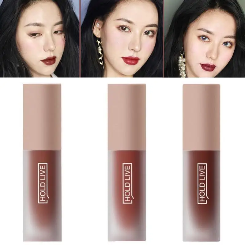 Женская модная жидкая матовая помада бархатный блеск для губ стойкий нюдовый