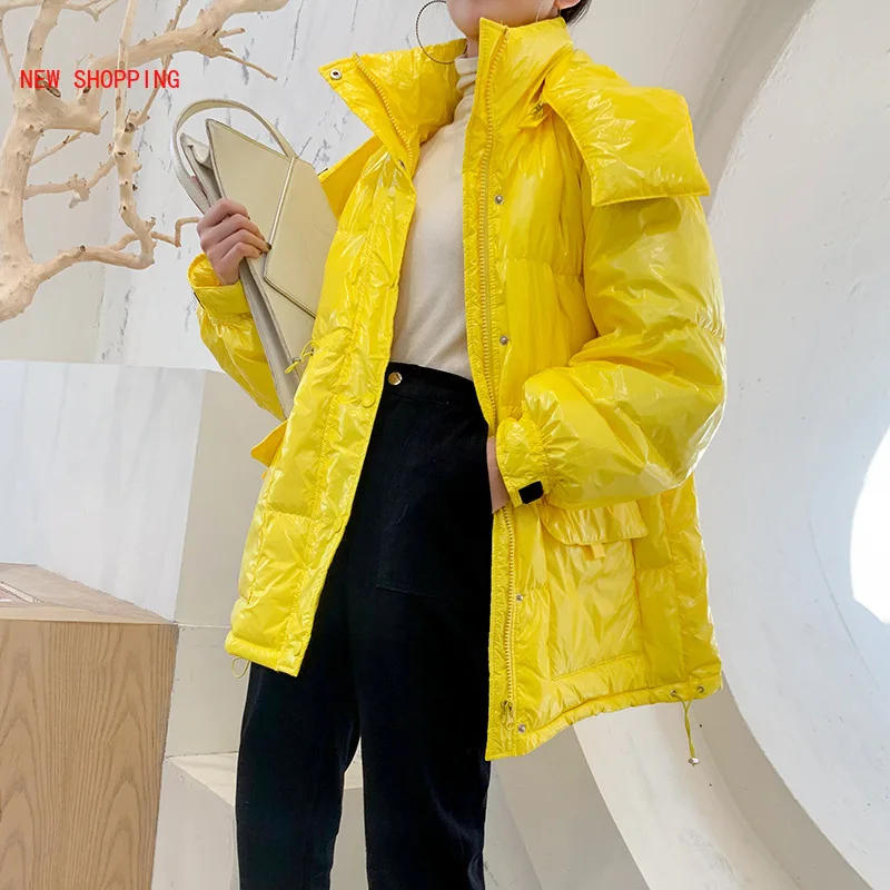 90% пуховик белого цвета на утином пуху зимние сапоги из PU искусственной кожи