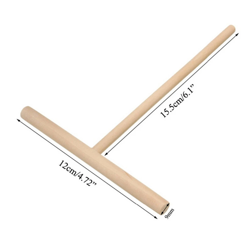 

1Pc Chinese Specialty Kitchen Tools Pancake Batter Wooden Spreader Stick Home DIY Restaurant Canteen Cooking Specially Supplies