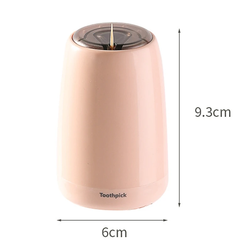 

Automatic Toothpick Holder Container ABS Household Table Toothpick Storage Box Toothpick Dispenser Popular 2021