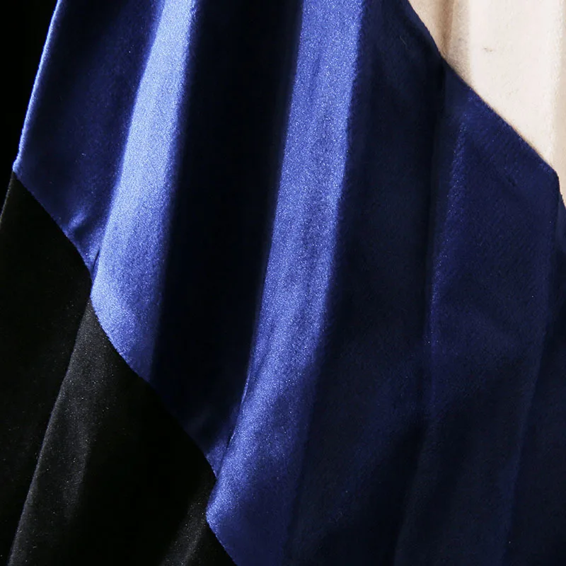 

NEW Autumn Winter Golden Velvet Color Midi Skirt Elastic High Waist Skirt For Women Slim Pleated Long Womens Skirts Female