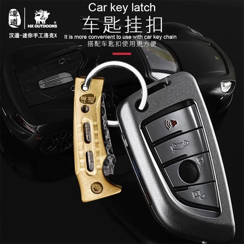 Ручной Мини-нож из дамасской стали Hando карманный многофункциональный Подарочный