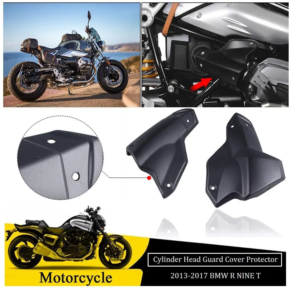

Motorcycle Dust Injection Engine Valve Cylinder Head Guard Cover Protector for 2013 2014 2015 2016 BMW R Nine T R nineT R9T Part