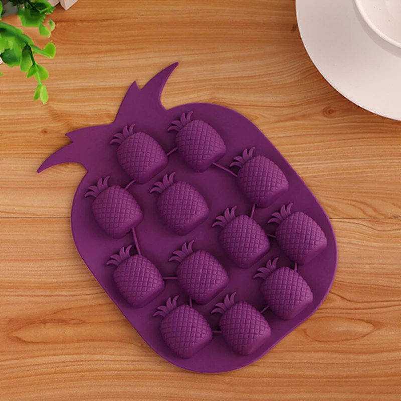 Ананас для шоколада из силикона в форме мыла сладкие конфеты сахарное желе лоток