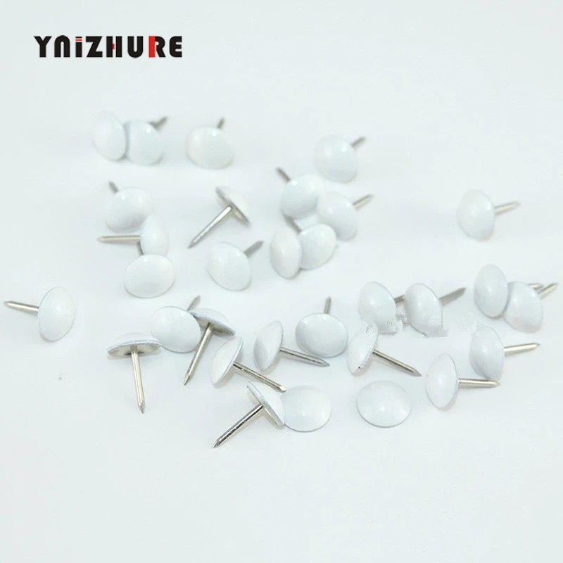 100 шт. белый металл обивка для ногтей антикварные ювелирные изделия Чехол Коробка