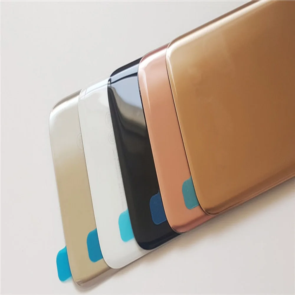 Оригинальный чехол для SAMSUNG Galaxy S7 G930F / EDGE G935F Задняя стеклянная крышка