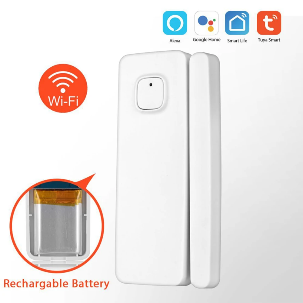 

Door Magnetic Intelligent Door Magnetic WiFi Remote Alarm Reminder Charging Pool WiFi Doors Magnetics Smart Ho L1