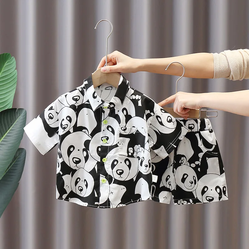 

Детей; Спортивная одежда; Детская летняя футболка с короткими рукавами, комплекты одежды с принтом в виде персонажей из мультфильма, с принт...