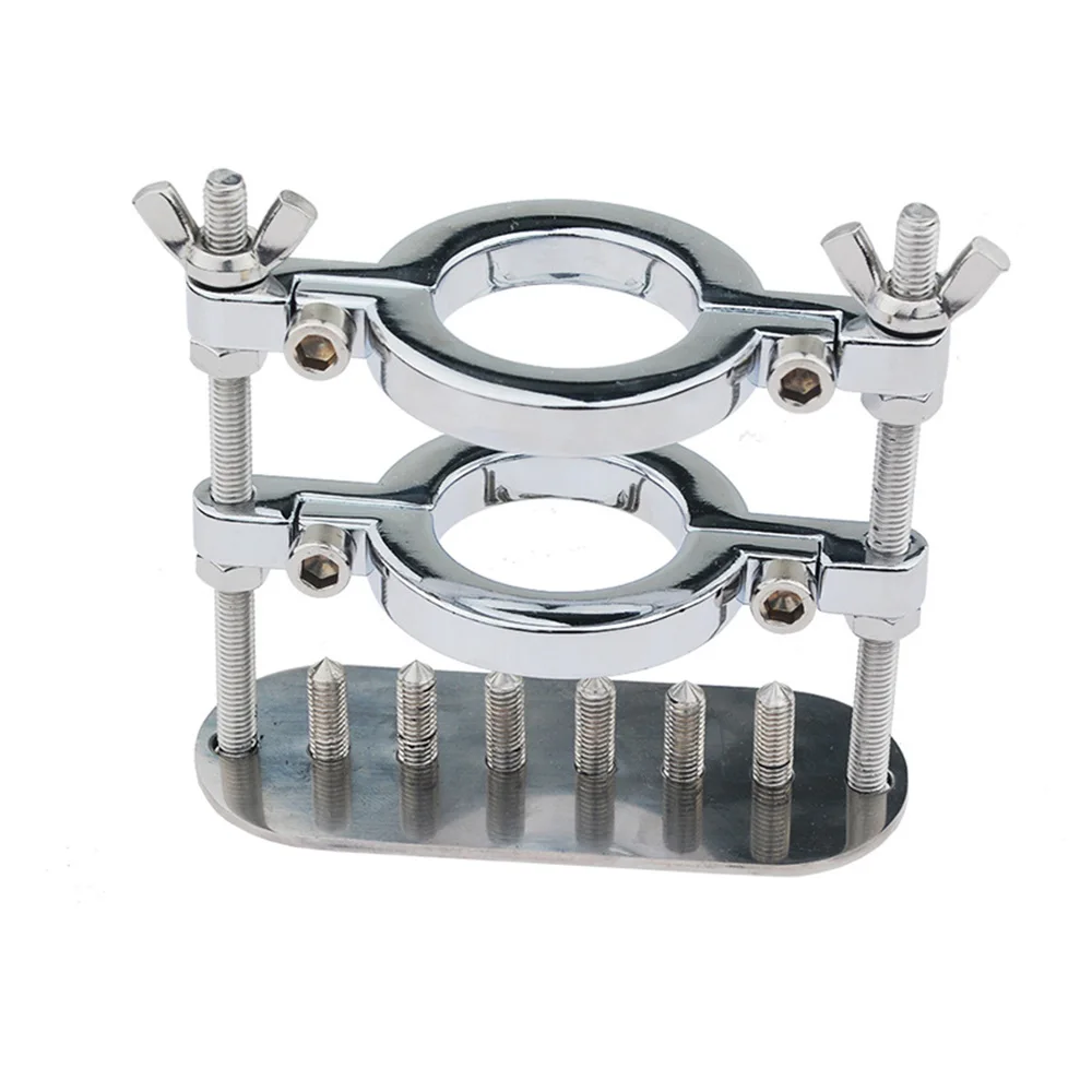 Мужской пресс для мошонки из нержавеющей стали кольцо пениса с задержкой