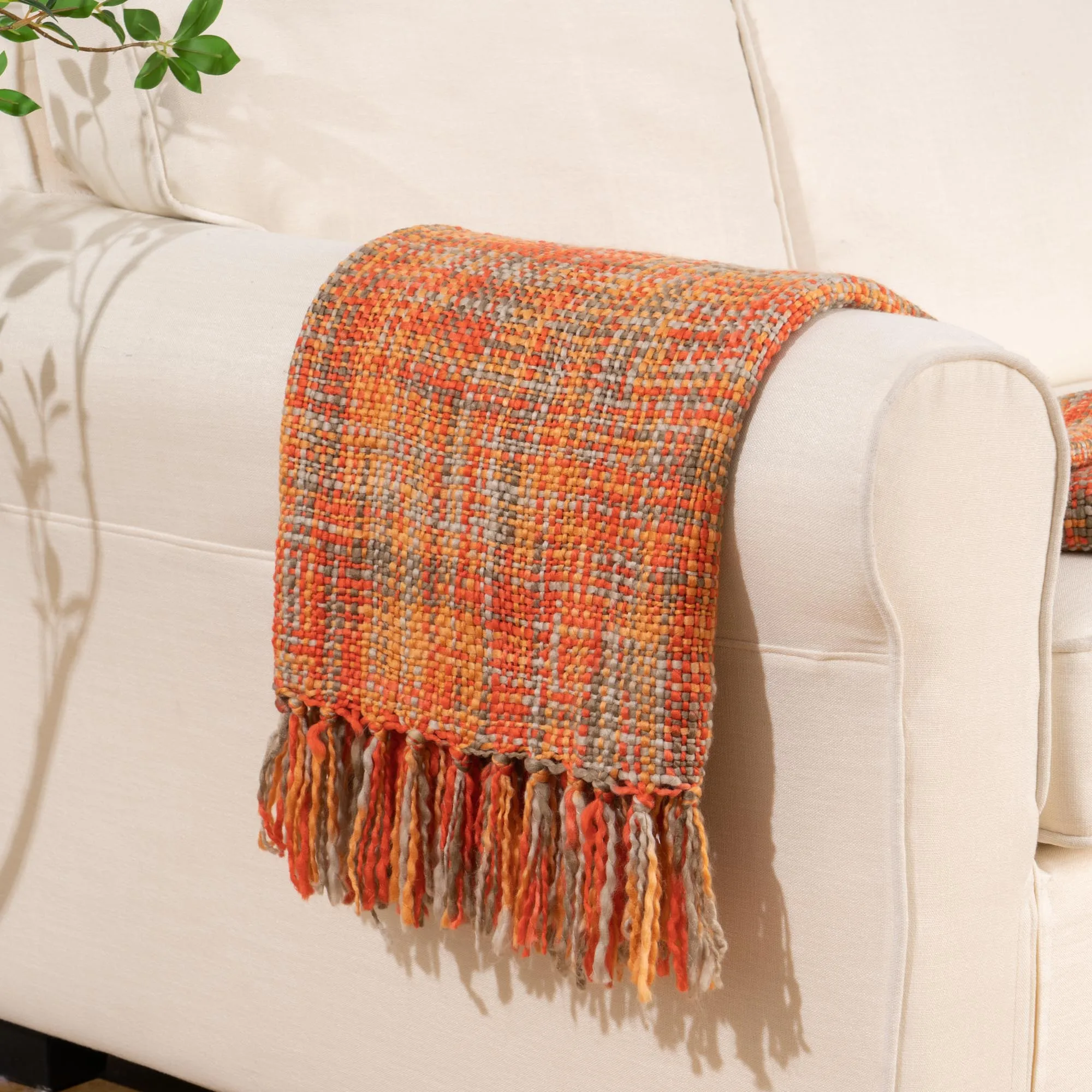 Battilo Home 100% вязаное одеяло легкое супермягкое удобное с кисточками декоративное