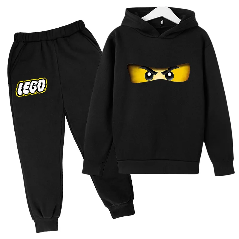 

Clothing sets Legos Ninja Hoodie Sweatshirt Kids Clothing Boy/Girl Sports jogging Anime Clothing Ninja Hoodie Set Teen Clothes