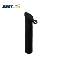 best matel black color 30 degree fishing rod holder inner sleeve rod pod rubber cap tube liner