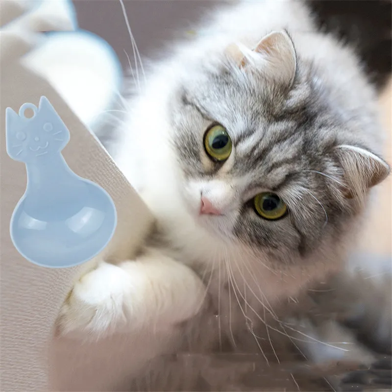 1 шт. пластиковая ложка для кормления домашних животных|Кормление собаки| |