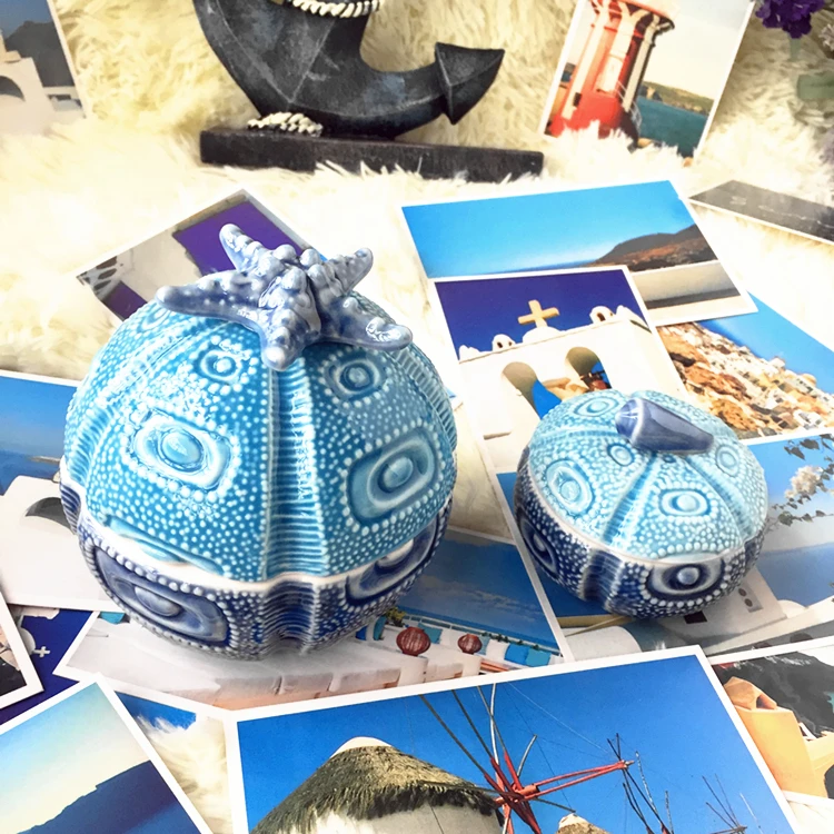 Банка для сахара керамических банок в средиземноморском стиле герметичные банки