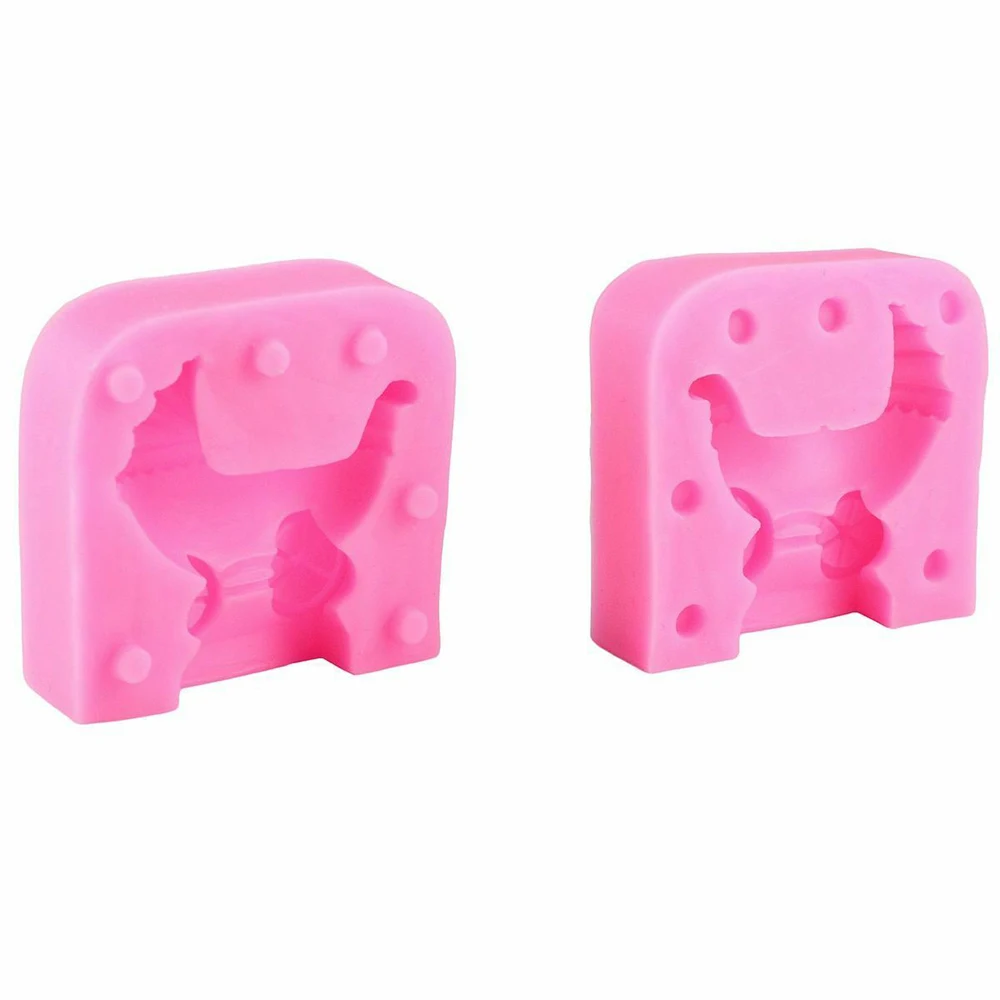 

3D Baby Stroller Silicone Mold for Cake Decorating DIY Soap Candle Craft Fondant Making Tool SP99