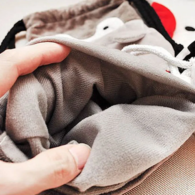 Бесплатная доставка симпатичная мягкая плюшевая сумка для хранения с хвостом