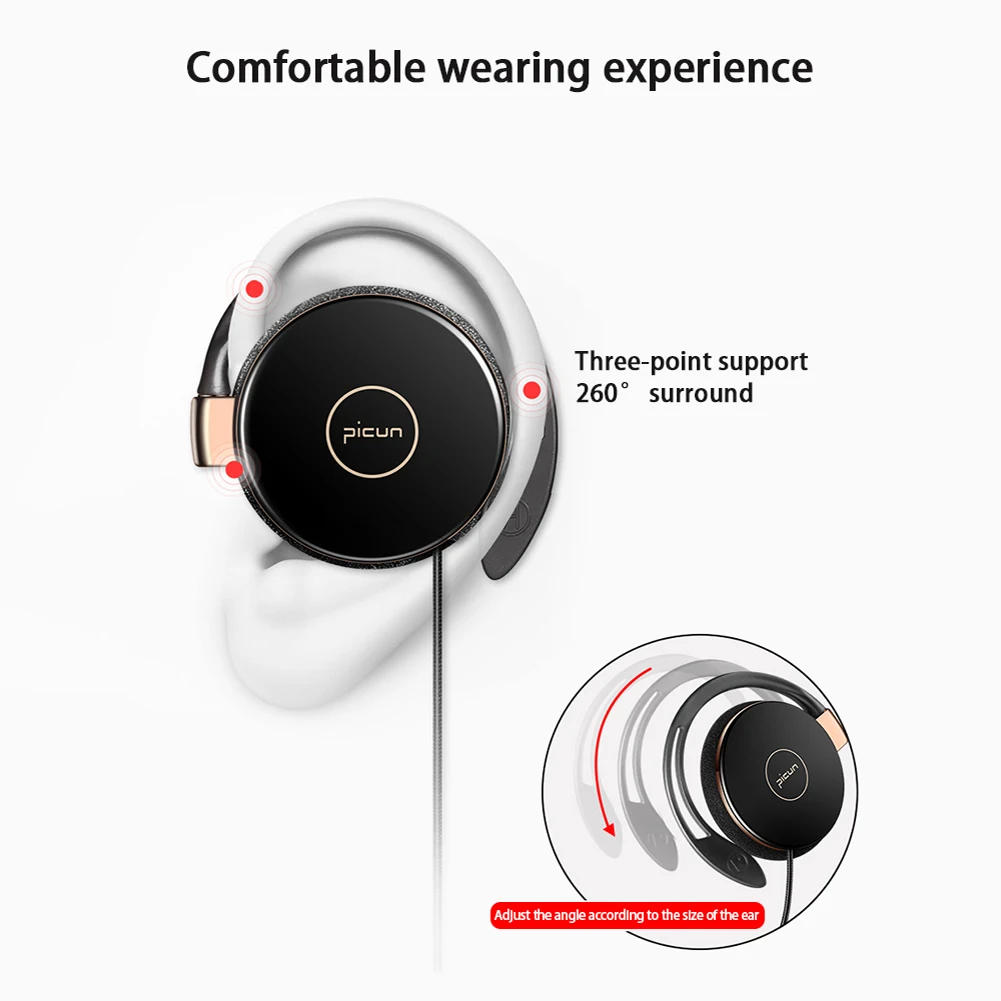 Erilles bluetooth наушники проводные зажим для наушников In ear стерео ухо клип с