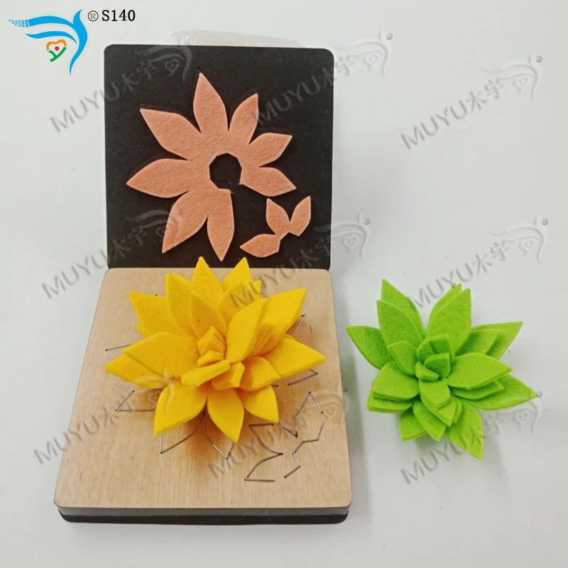 Складной цветочный DIY новая деревянная форма Вырубные штампы для скрапбукинга Толщина/15,8 мм/S140