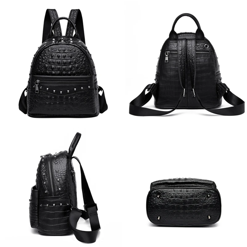 Высокое качество Обувь из натуральной кожи с узором крокодиловая кожа женский