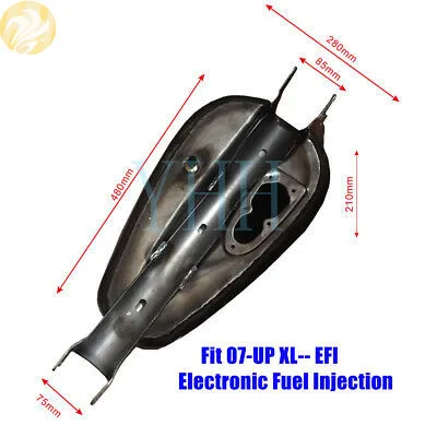 

3.3 EFI Gas Fuel Tank Injected Smooth Custom For Sportster XL 883 2018 2017 2019