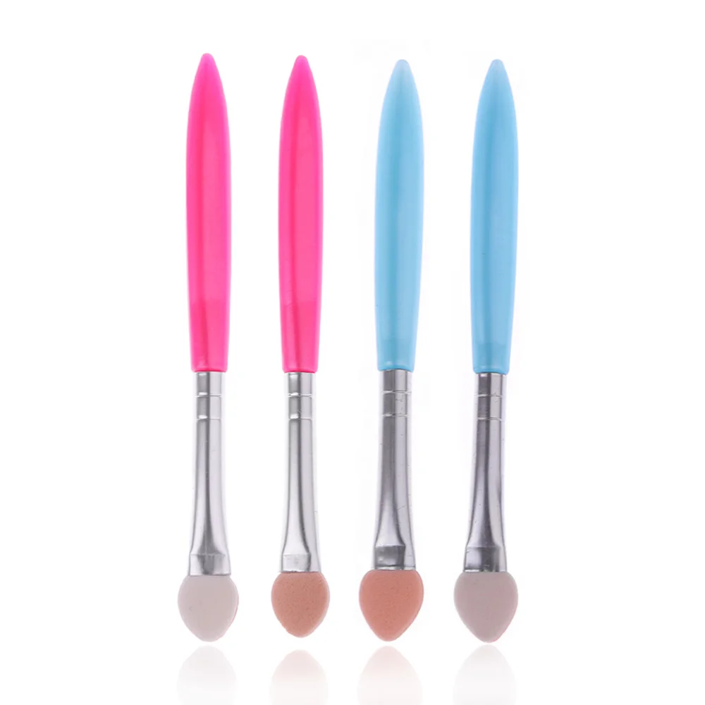 4 шт./компл. профессиональная губка для макияжа тени век кисть губ аппликатор
