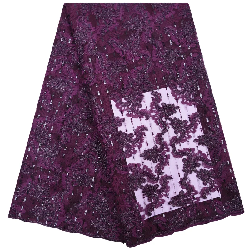 Мягкая французская сетчатая кружевная ткань нигерийские тюлевые кружева с