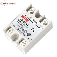 10a 25a 40a 60a ac ac single phase solid state relay ac ssr ssr 10aa ssr 25aa ssr 40aa ssr 60aa 80 250vac 220v to 24 380v ac
