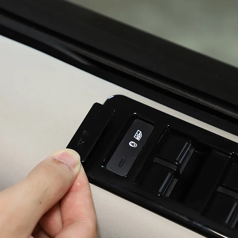 

For Land Rover Range Rover Sport Velar Evoque Vogue Discovery 5 Car Window Glass Lift Button Trim Cover Sticker Car Accessories