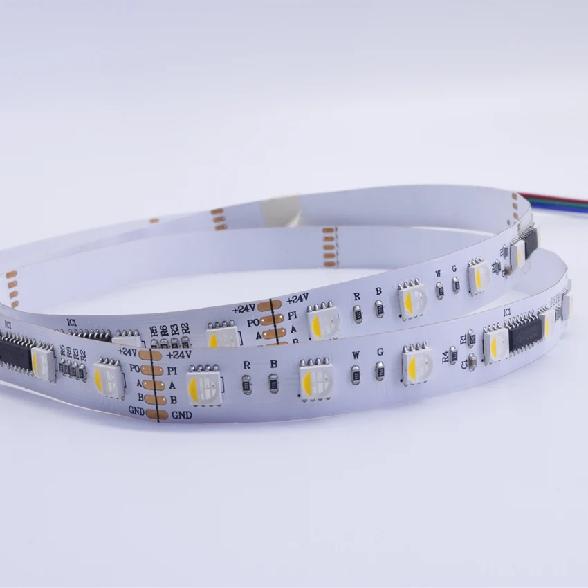 Водонепроницаемая светодиодная лента UCS512C4(DMX512) rgbw IP68 24 В цифровая rgb Φ 5 м 16 7 дюйма