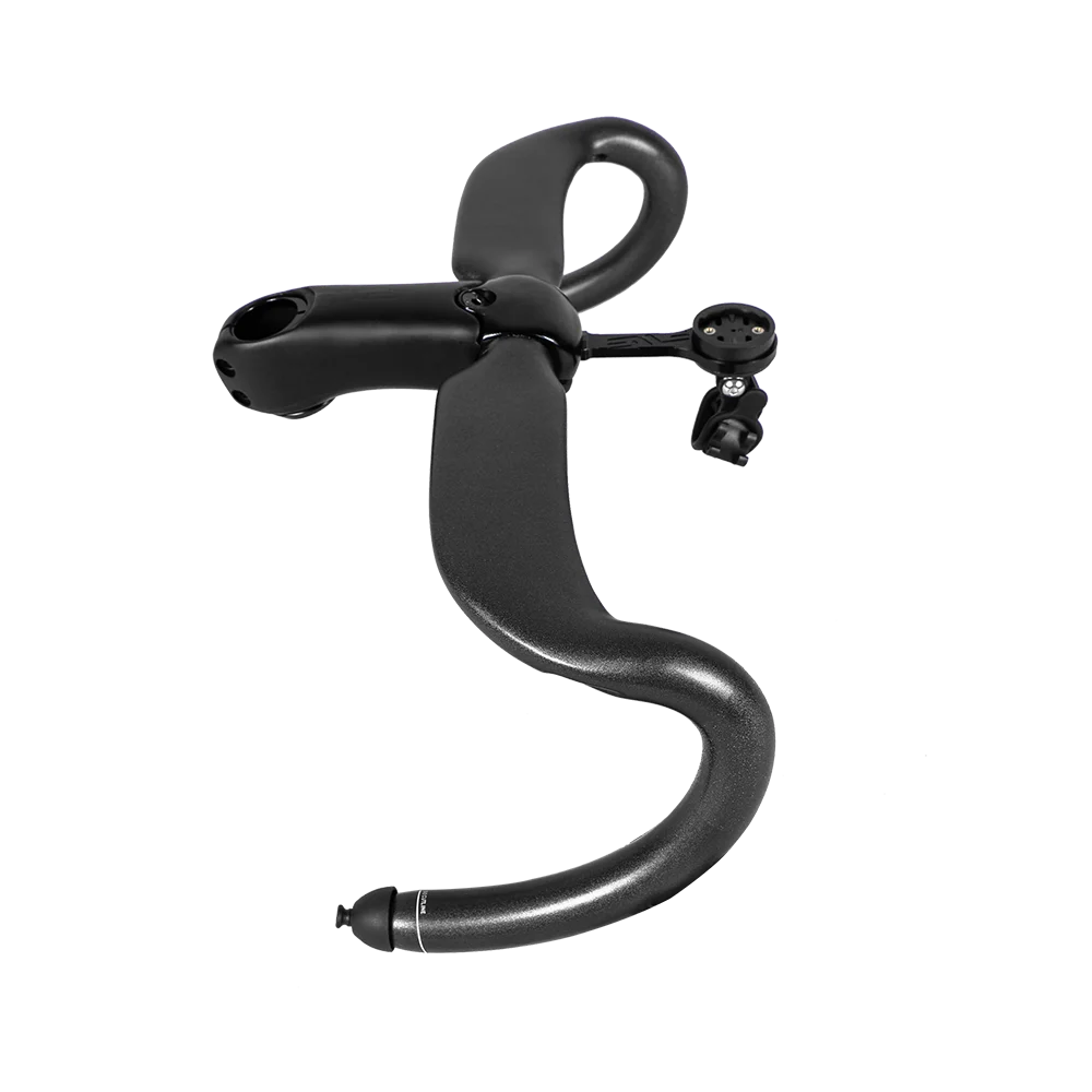 

AERO Road Carbon fiber Road mtb carbon fiber bicycle handlebar and stem 3 degrees adjust with computer mounts