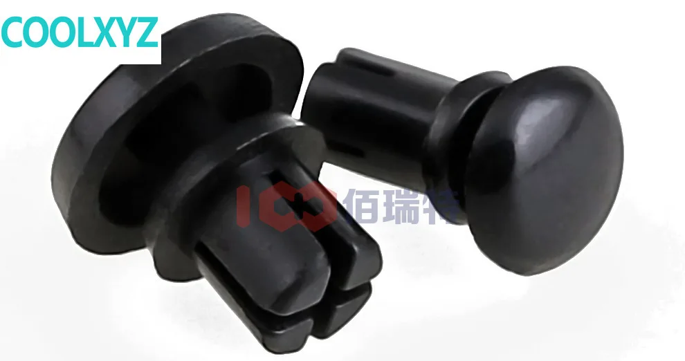 Черные/белые пластиковые заклепки R-shaped PC доска Пластиковые расширения