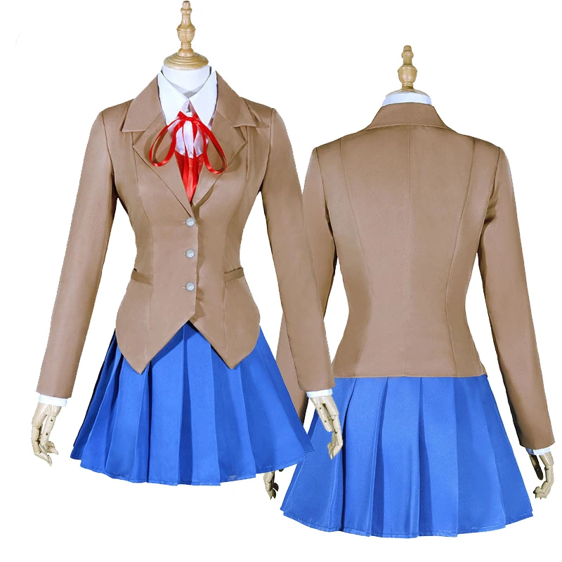 Комплект школьной формы Doki для девочек костюм косплея пальто Юрий Нацуки