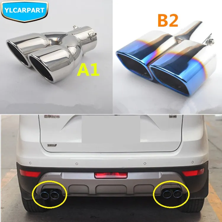 Для Geely Atlas, Boyue, NL3, SUV, Proton X70, Emgrand X7 Sports, автомобильная Модифицированная Концевая выхлопная труба