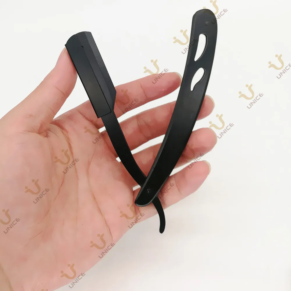 100 шт. Мужская бритва с прямым краем из нержавеющей стали | Красота и здоровье