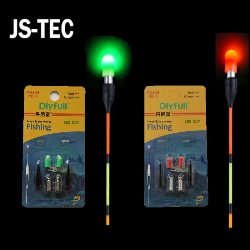 Электронные Поплавки для рыбалки A006 50 шт. зеленый/красный светодиодный