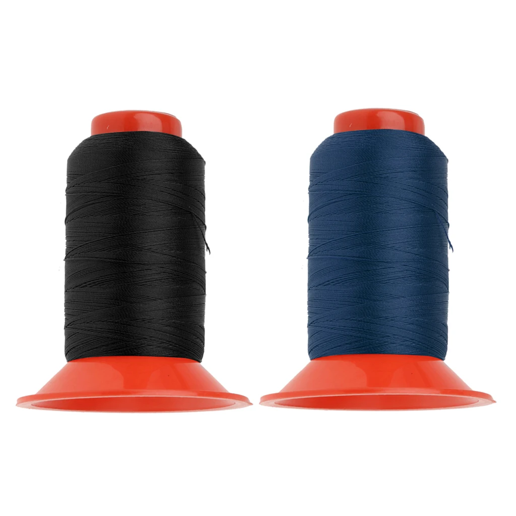 2X500 м скрепленная нейлоновая швейная нить обивка наружная кожаная сумка для