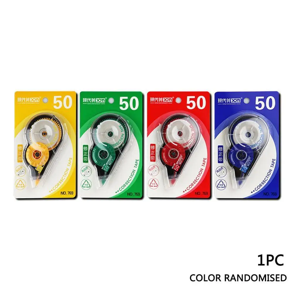

Practical Correction Tape Roller 50m Long White Sticker Study supplies Tool Stationery Office school School D8K8