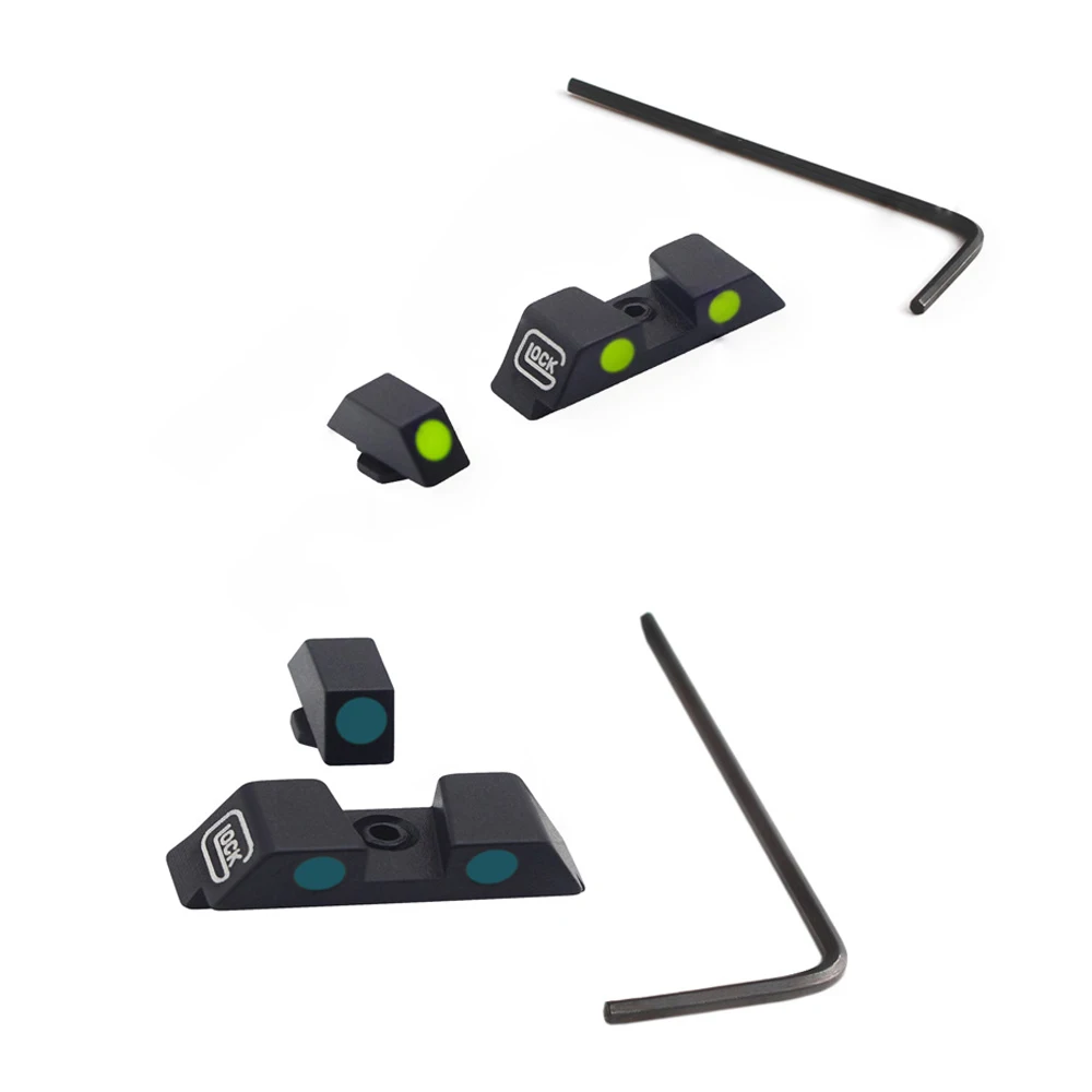 Тактический Пистолет передний задний Ночной прицел для Glock 17 19 22 23 24 26 27 33 34 35
