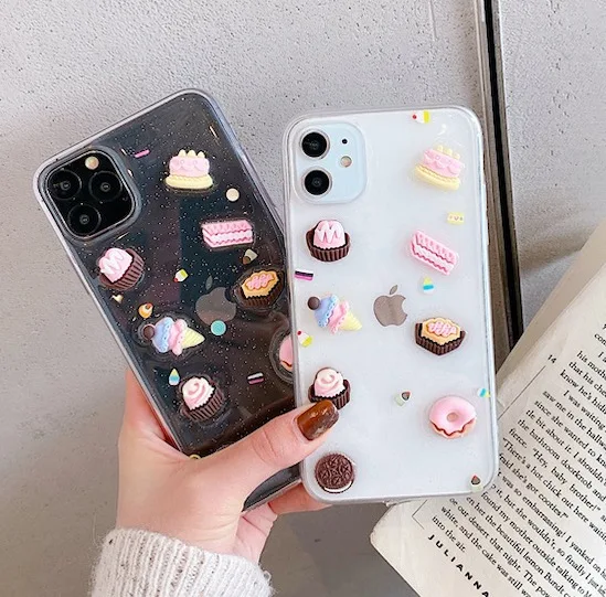 Чехол для телефона iPhone 11 6 6s 7 8 Plus X XR XS Max роскошный блестящий Мягкий ТПУ чехол из