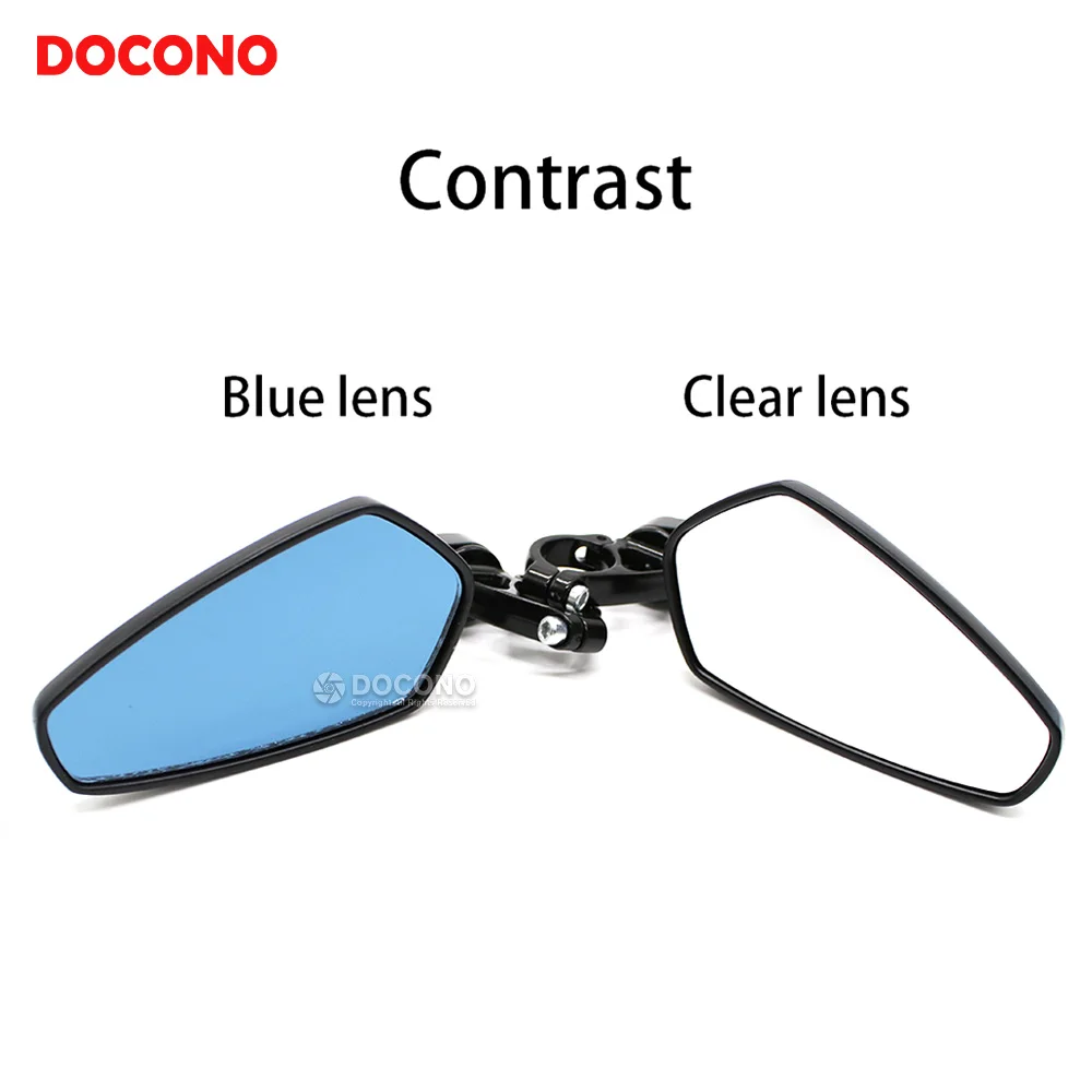 Мотоциклетные боковые зеркала заднего вида на руль 22 мм универсальные для KAWASAKI