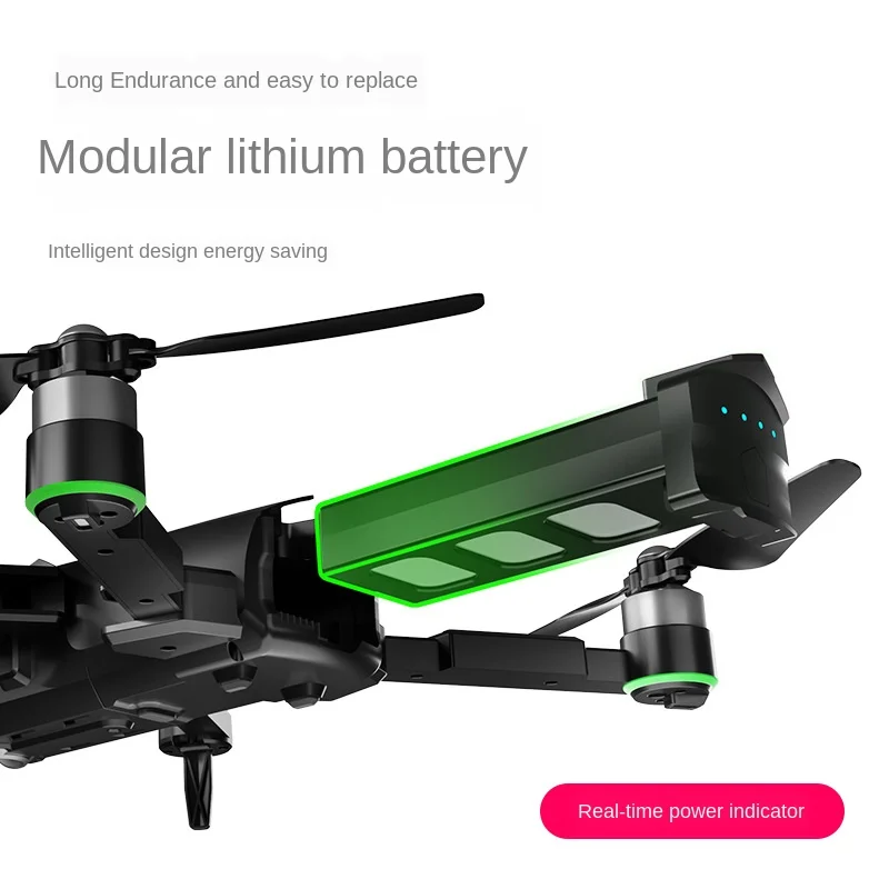 

M8 RC Helicopter with Camera 4K Drone Remote Control Aircraft Brushless Motor GPS Portable Folding Quadcopter HD Aerial UAV
